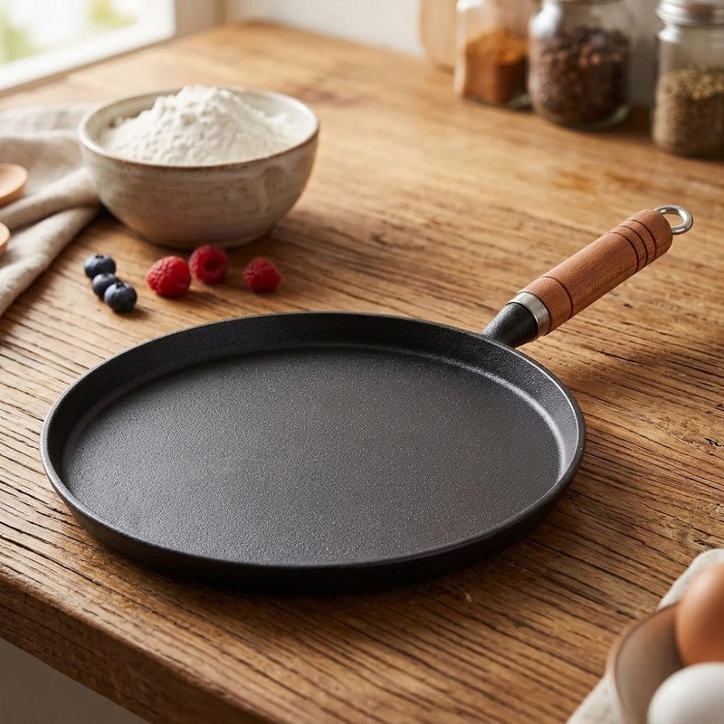 Cast Iron Corn - Wajan Penggorengan Besi Cor 20/23/26cm Tanpa