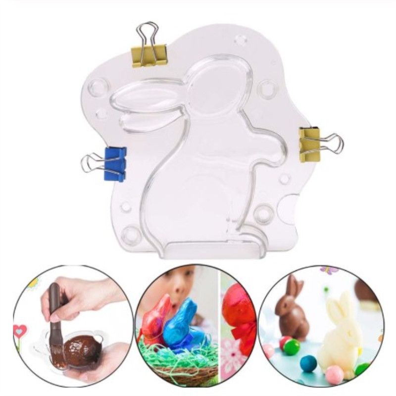 Bunny Cake Mold - Baru 3D Cetakan Coklat Berbentuk Kelinci