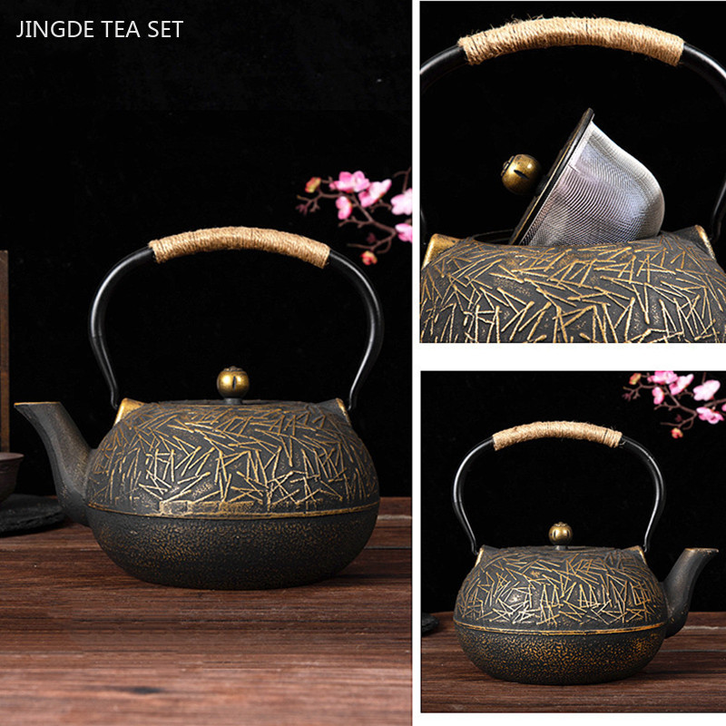 Cast Iron Corn - Teko teh besi cor 900ml, teko