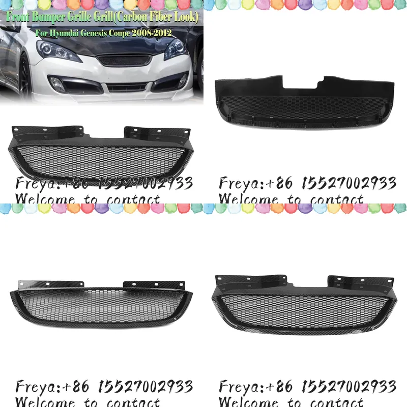 Crepe Pan Carbon - Gril Depan Untuk Genesis Coupe 2008-12