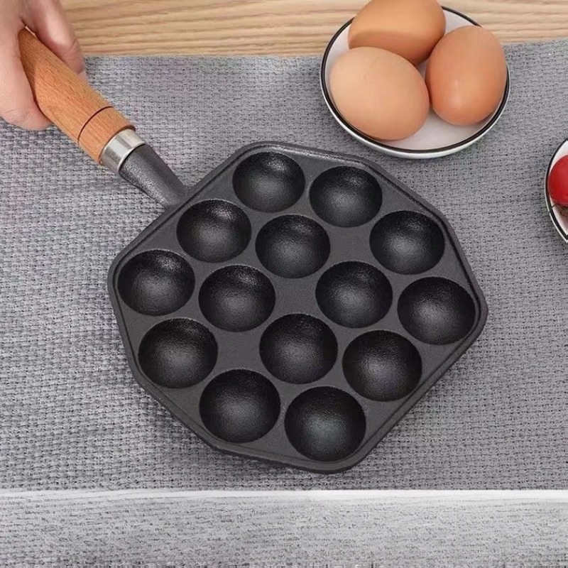 Baking Takoyaki panci hadiah 1 - Cast Iron Corn ulasan dan harga