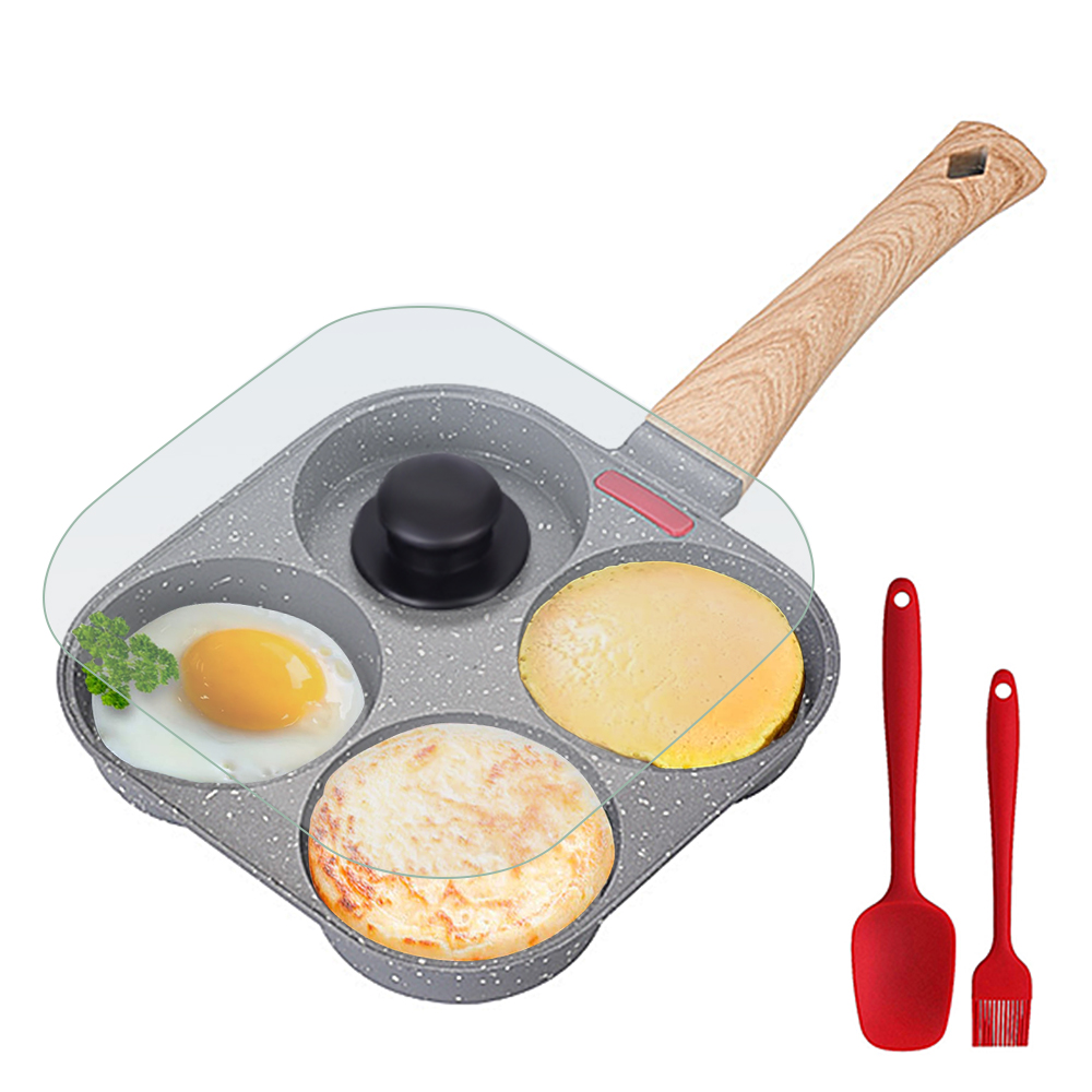 Wajan Penggoreng Telur Anti Le - Mini Pancake Griddle ulasan dan harga