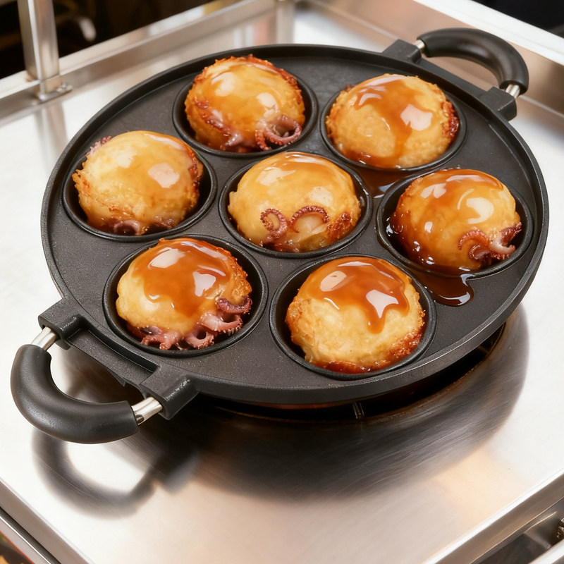 Pembuat Takoyaki Besar, Alat P - Takoyaki Grill Plate ulasan dan harga