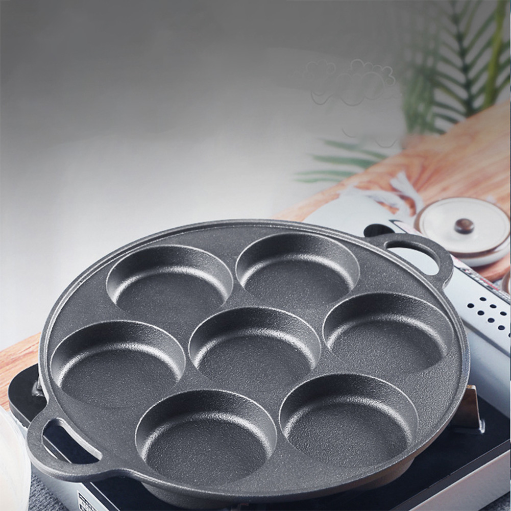 Wajan Penggorengan 7 Lubang Be - Cast Iron Corn ulasan dan harga